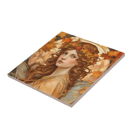 herfst feeëriek-artistiek tegeltje (Zijkant)