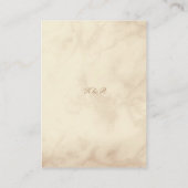 Herfst Feel Huwelijksreceptie Informatiekaartje (Achterkant)