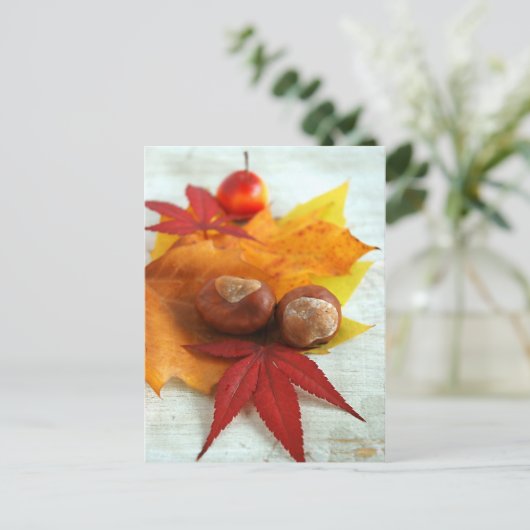 Herfst Feelings Briefkaart (Staand voorkant)