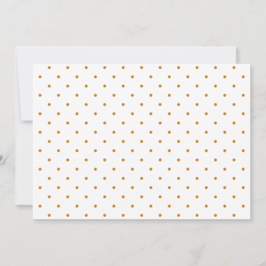 Herfst Feest Waterverf verlaat Thanksgiving Diner Kaart (Achterkant)