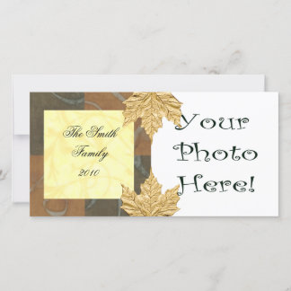 Herfst/Feestdagen Fotokaart Feestdagenkaart