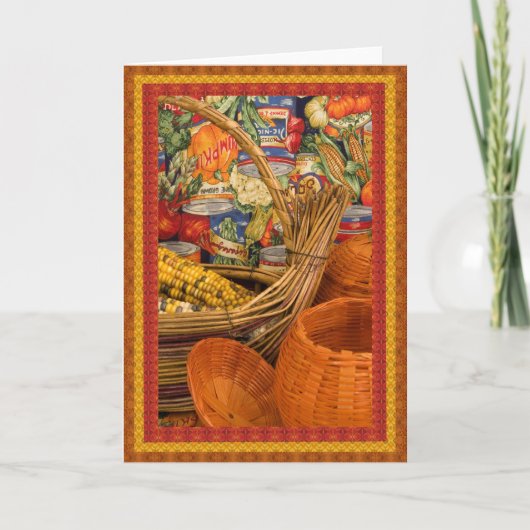 herfst feestdagen kaart (Voorkant)