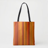 Herfst Feestdagen Stripes Helder Tote Bag (Voorkant)
