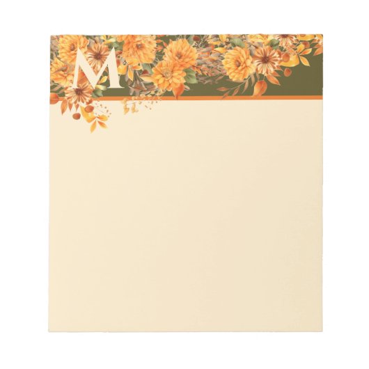 Herfst Feestelijk Notitieblok (Voorkant)