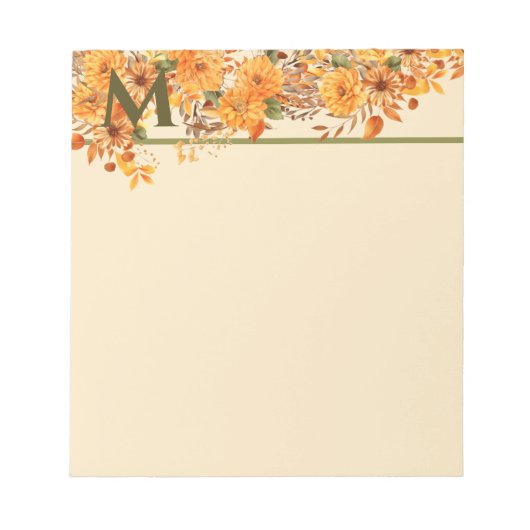 Herfst Feestelijk Notitieblok (Voorkant)