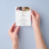 Herfst Feestelijke Uitnodigingsfolder Flyer (Hand)