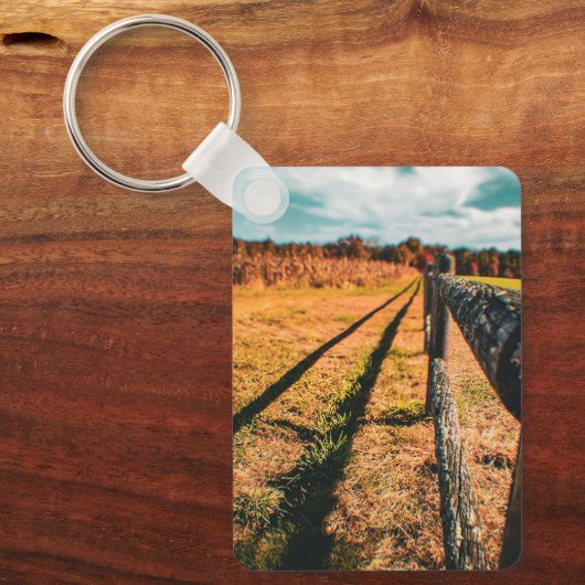 Herfst Fencepost Sleutelhanger (Voorkant)