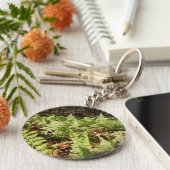 Herfst Ferns Sleutelhanger (Zijkant)