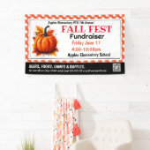 Herfst fest Fondsenwerving PTO PTA Kerk Banner (Insitu)