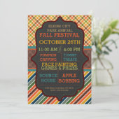 Herfst Festival - Autonome Partij - Uitnodiging (Staand voorkant)