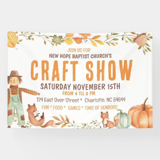 Herfst festival Banner (Horizontaal)