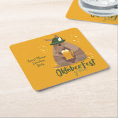 Herfst Festival Beer Drink Armadillo Texas Kartonnen Onderzetters (Schuin)