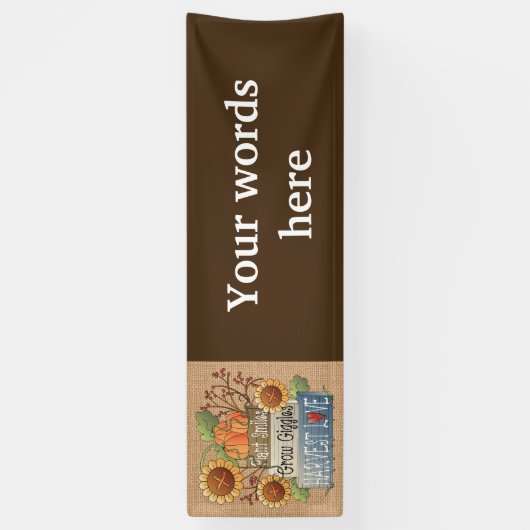 Herfst Festival, cabine of tentbanner Spandoek (Verticaal)