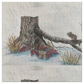 Herfst Festival Chipmunk Stof (Close Up)