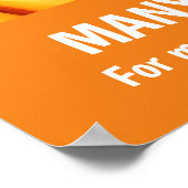 HERFST FESTIVAL CRAFT SHOW PTO PTA Kerkbanner Poster (Hoek)