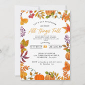 Herfst Festival feest vreugdevuur buurtfeest Kaart (Voorkant)