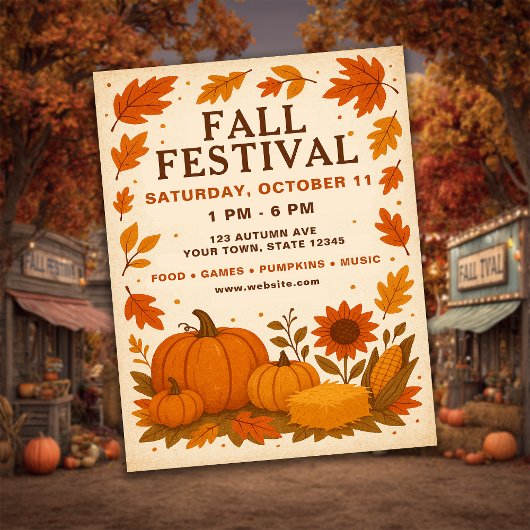 Herfst Festival Flyer