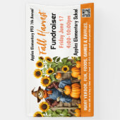 HERFST FESTIVAL Fondsenwerving PTO PTA Kerk Banner (Verticaal)