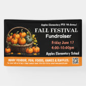 HERFST FESTIVAL Fondsenwerving PTO PTA Kerk Banner (Horizontaal)