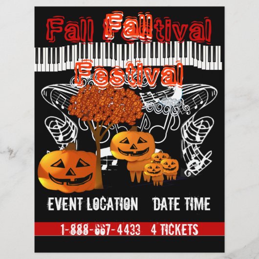 Herfst Festival Halloween-evenement of Flyer voor  (Voorkant)