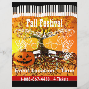 Herfst Festival Halloween Evenement of Herfst Even Flyer