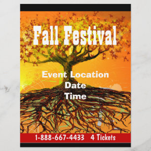 Herfst Festival Halloween Evenement of Herfst Even Flyer