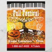 Herfst Festival Halloween Event of Herfst Event Fl Flyer (Voorkant)