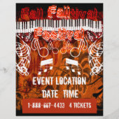 Herfst Festival Halloween Event of Herfst Event Fl Flyer (Voorkant)