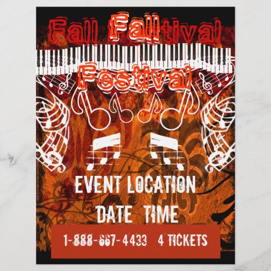 Herfst Festival Halloween Event of Herfst Event Fl Flyer (Voorkant)