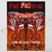 Herfst Festival Halloween Event of Herfst Event Fl Flyer (Achterkant)