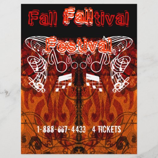 Herfst Festival Halloween Event of Herfst Event Fl Flyer (Achterkant)