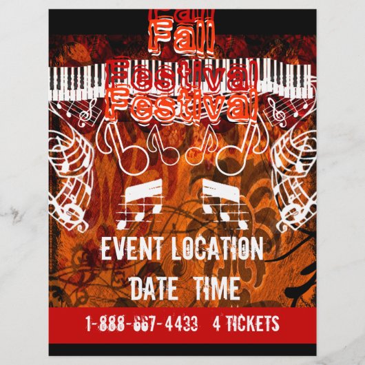 Herfst Festival Halloween Event of Herfst Event Fl Flyer (Voorkant)