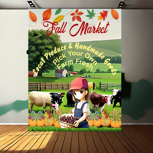Herfst Festival Kies je eigen Boerderij Fresh Prod Poster
