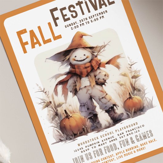 Herfst Festival Oogstfeest Halloween Kaart