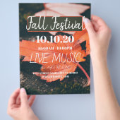 Herfst Festival Party Flyer Poster (Hand)