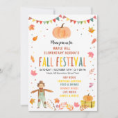 Herfst Festival pompoenblad Kaart (Voorkant)