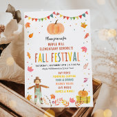 Herfst Festival pompoenblad Kaart