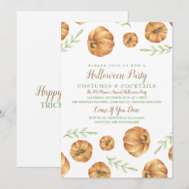 Herfst Festival Pumpkin Uitnodiging