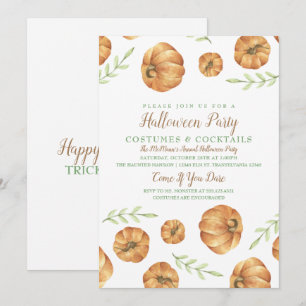 Herfst Festival Pumpkin Uitnodiging