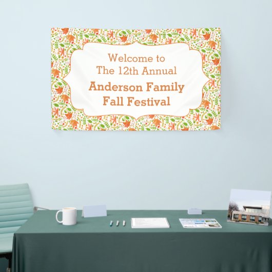 Herfst Festival Sign, neutraal halloween bord/bann Spandoek (Beurs)