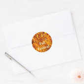 Herfst Festival stickers Envelope zegels Gouden Bl (Envelop)
