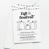 Herfst Festival Uitnodiging