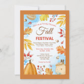 Herfst Festival Uitnodiging (Voorkant)