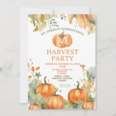 Herfst Festival Uitnodiging Oogstfeest (Voorkant)