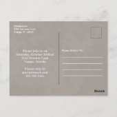 Herfst Festival Waterverf Simple Pumpkin Gourd Briefkaart (Achterkant)