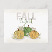 Herfst Festival Waterverf Simple Pumpkin Gourd Briefkaart (Voorkant)