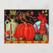 Herfst Festive Table Briefkaart (Voorkant)
