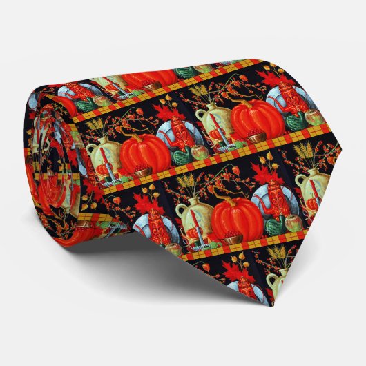 Herfst Festive Table Stropdas (Opgerold)