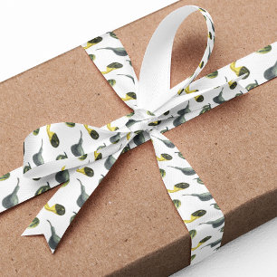 Herfst Fete Herfstfeest Groene Pompoenen Satijnen Lint