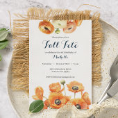 Herfst fete herfstverjaardagsfeest Sinaasappel blo Kaart